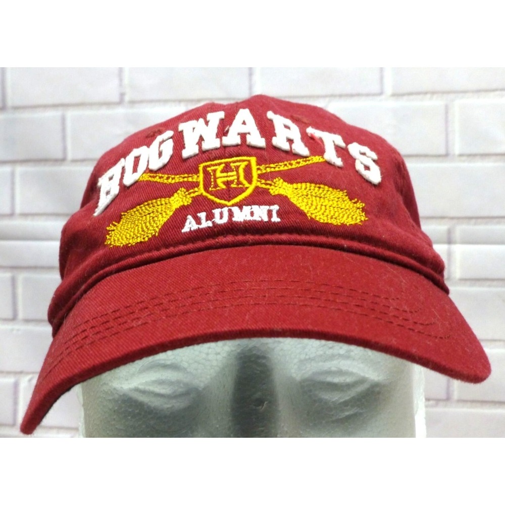 Hogwarts Alumni Harry Potter Adjustable Red Cap Wizarding World Hat